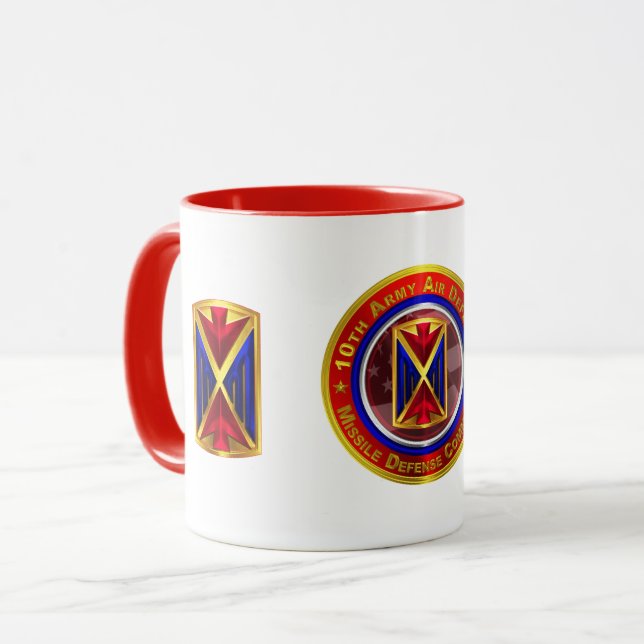 Caneca 10.o Comando do Exército de Defesa Aérea e Mísseis (Frente Esquerda)