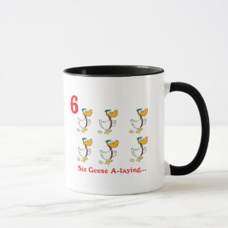 Caneca 12 dias 6 gansos