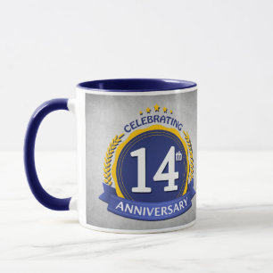 Caneca 14 Casamento Aniversário Coffee Mug