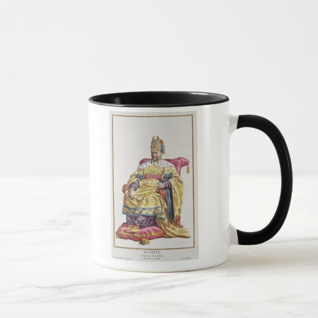 Caneca 1662-1722) imperadores Manchu de Kang Tsi (de (Direita)
