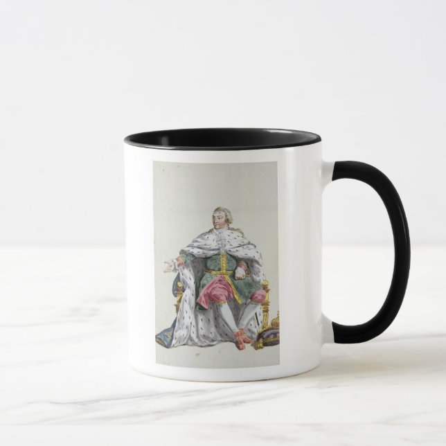 Caneca 1682-1718) reis de Charles XII (da suecia 'de (Direita)