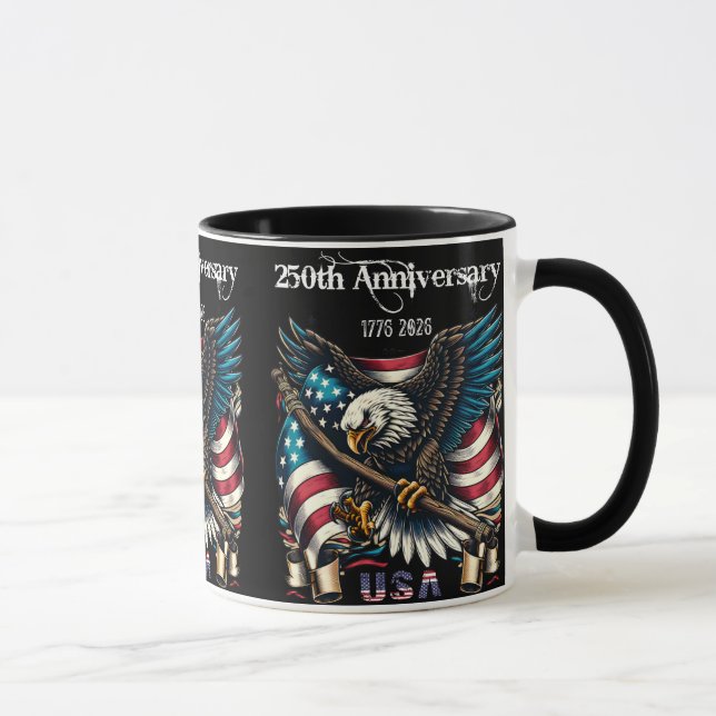 Caneca 1776 2026 Aniversário América (Direita)