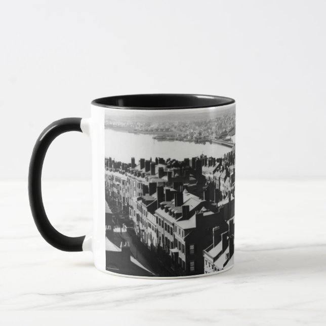 Caneca 1859: A cidade de Boston, Massachusetts (Esquerda)