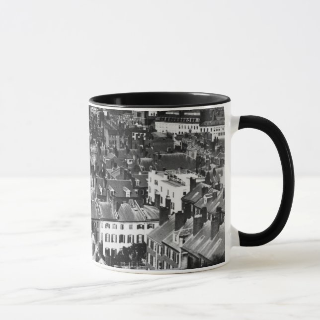 Caneca 1859:  A cidade de Boston, Massachusetts (Direita)