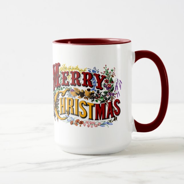 Caneca 1876 Feliz Natal Colorido (Direita)