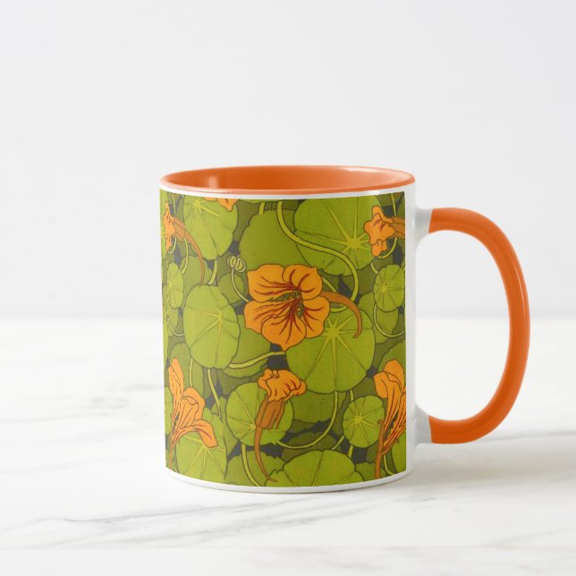 Caneca 1896 Impressão Vitoriano Nasturtium (Direita)