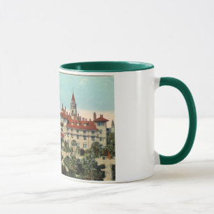 caneca 1910 do cartão do hotel do de leon do ponc