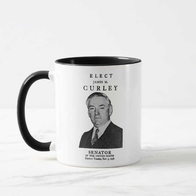 Caneca 1936 Eleve Curley ao Congresso (Esquerda)