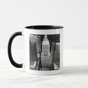 Caneca 1960: Uma vista aérea de um arranha-céus de