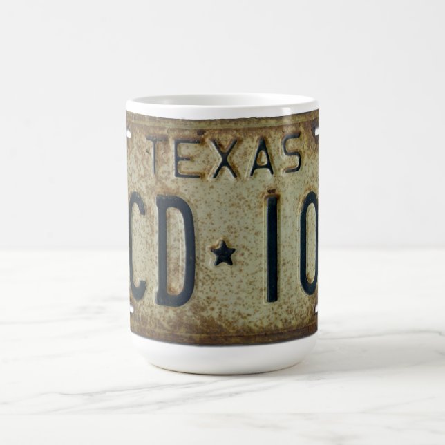 Caneca 1973 da matrícula de Texas (Centro)