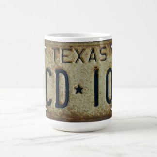 Caneca 1973 da matrícula de Texas