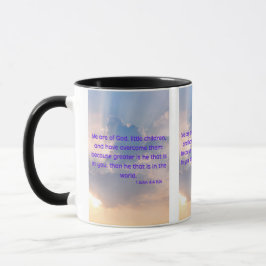 Caneca 1 Bíblia John 4:4 KJV Pic Verso Pic Dois Tons Mug