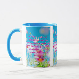 Caneca 1 Corinthians 2:9 KJV Escritura de Bíblia Pic Dois