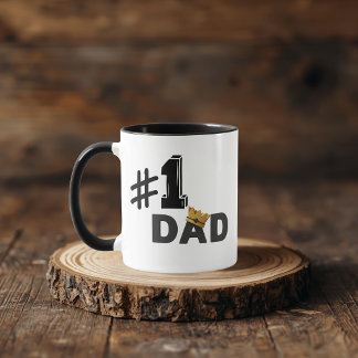 Caneca #1 Dad Love Personalized Mug