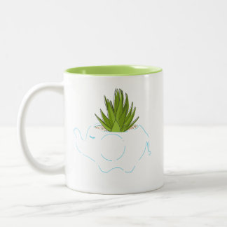Caneca 1 do Succulent do elefante