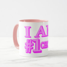 Caneca "#1 ESCOLHA" Design de Expressão de Corte. Comprar
