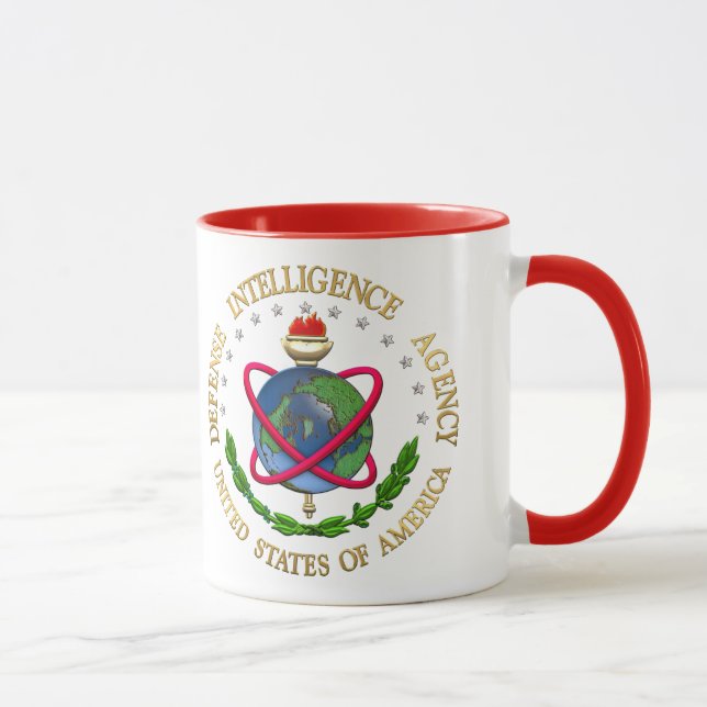 Caneca [200] Agência de serviços secretos de defesa: (Direita)