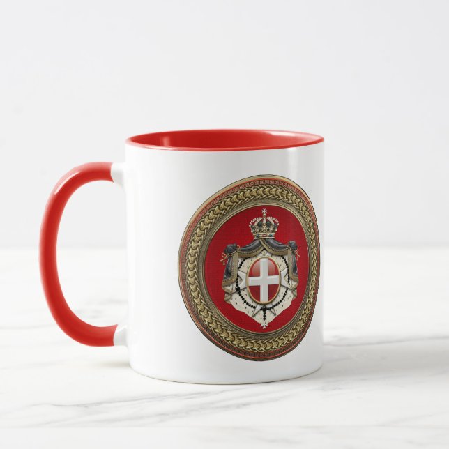 Caneca [200] Ordem de Malta - Casaco de armas SMOM (Esquerda)