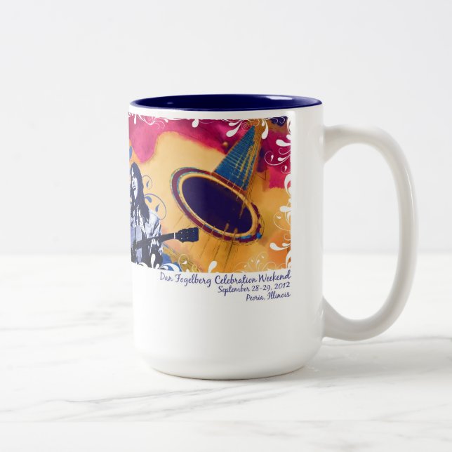 Caneca 2012 da guitarra do fim de semana da (Direita)