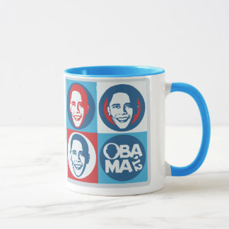 Caneca 2012 do pop art de Obama