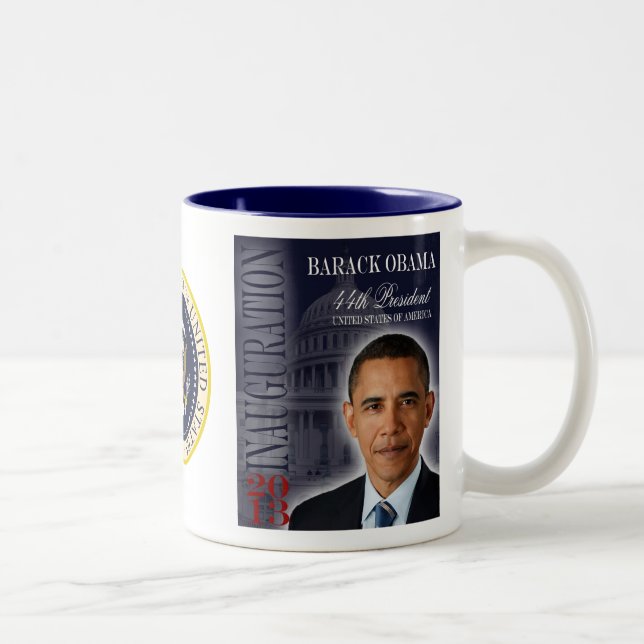 Caneca 2013 comemorativa da inauguração de Obama (Direita)