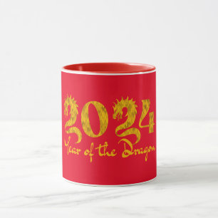 CANECA 2024 ANO DO DRAGÃO OURO