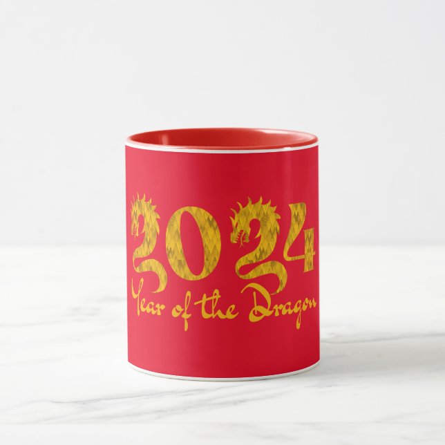 CANECA 2024 ANO DO DRAGÃO OURO (Centro)