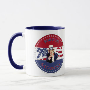 Caneca 2024 Por Deus e pela Pátria Tio Sam