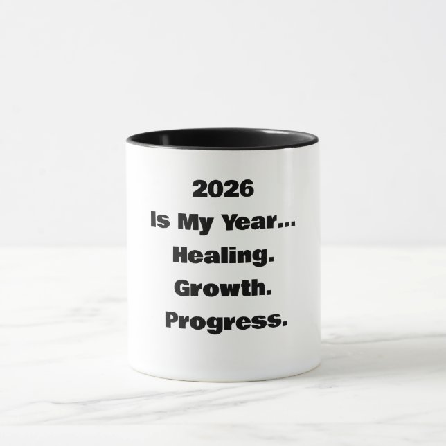 Caneca 2026 É Meu Ano – Presente de Citação de Ano (Centro)