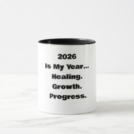 Caneca 2026 Is My Year Mug – New Year Quote Gift