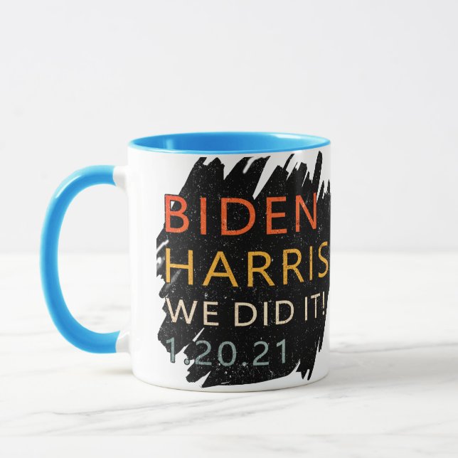 Caneca 20/01/21, 20 de Janeiro de Biden Harris (Esquerda)
