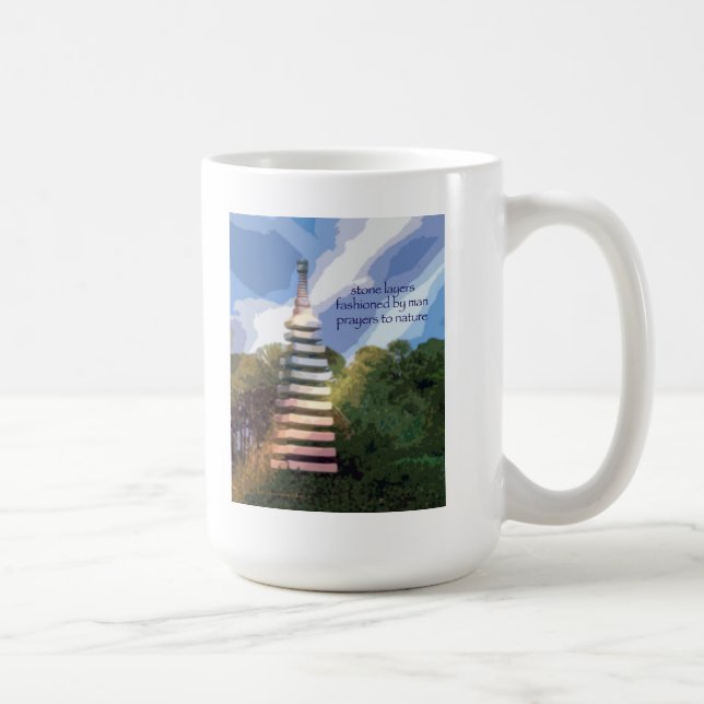 Caneca 22 - arte & haicais originais - camadas de (Direita)