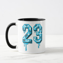 Caneca 23 bruh Camo Gamma Blue Matching , gamma blue, bas