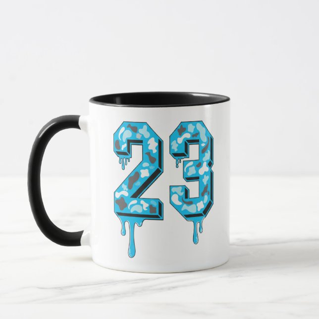 Caneca 23 bruh Camo Gamma Blue Matching , gamma blue, bas (Esquerda)