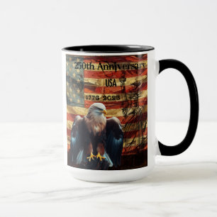 Caneca 250º Semiquincentenário dos Estados Unidos
