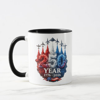 Caneca 250 Anos Americano 250º EUA Patriótico 4 de Julho