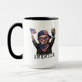 Caneca 250 Anos de Aniversário da América 1776 Lincoln Ab