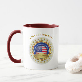 Caneca 250th Anniversary USA Patriotic | 1776–2026