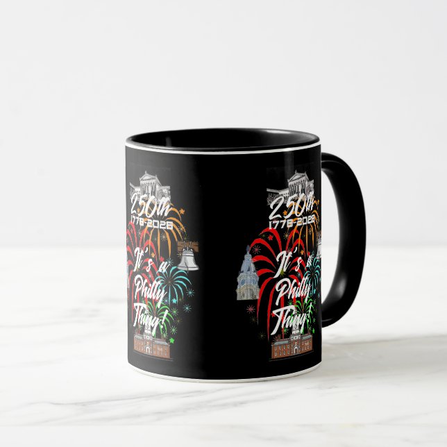 Caneca "250th It's a Philly Thing!" (Frente Esquerda)