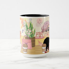 CANECA 2 AMIGOS NO CAFÉ