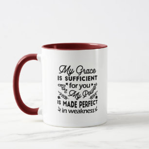 Caneca 2 Coríntios 12:9 – Minha Graça é Suficiente Arte