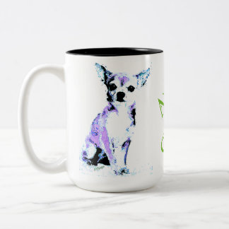 Caneca 2 do tom de Aww Chiwawa dois
