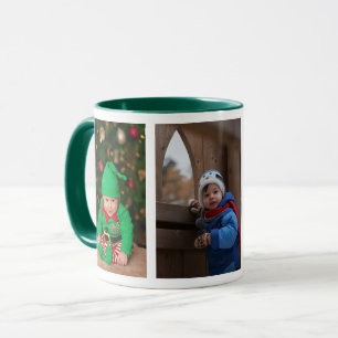 Caneca 2 Foto da época mais maravilhosa do Natal