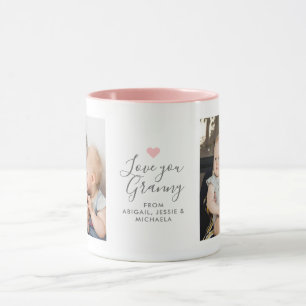 Caneca 2-Foto Moderna "Amo-te Vovó"