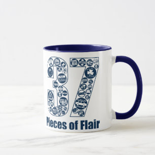 Caneca 37 partes de dom (rotulação escura)