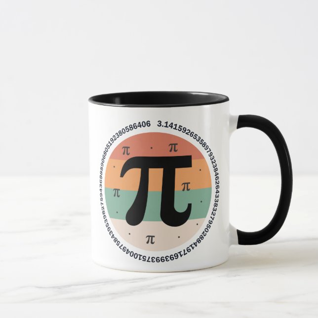 Caneca 3.14 National Pi Day Design  - Pi Day Gift Idea (Direita)