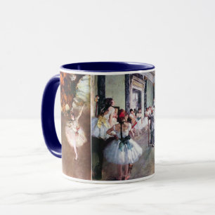 Caneca 3 Ballerinas Balés diferentes por Edgar Degas