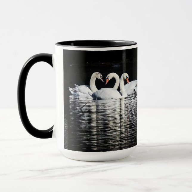 Caneca 3 Cisnes e Reflexões (Esquerda)