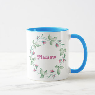Caneca 3 florais Mamaw