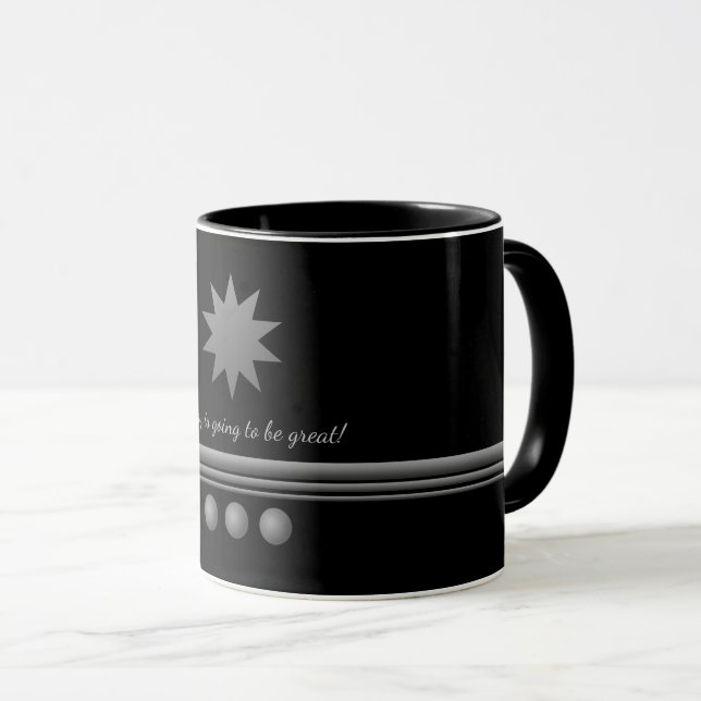 Caneca 3 Texto Preto do Silver do Sphere (Frente Esquerda)